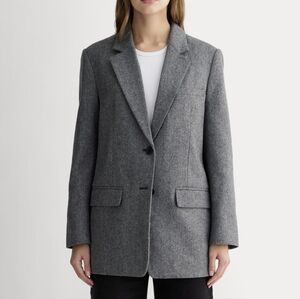 EVERLANE Wool Herringbone Oversized Blazer